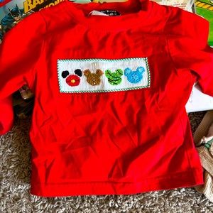 Smocked Disney Shirt